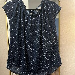 Lauren Conrad polkadot blouse